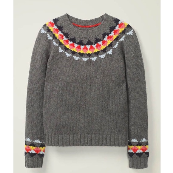 Boden Cordelia Fair Isle Sweater S - Picture 8 of 8